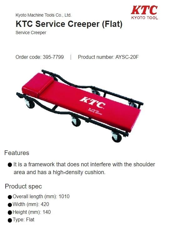 Jual KTC Service Creeper-AYSC-20F Mechanic Creeper Alas mekanik 