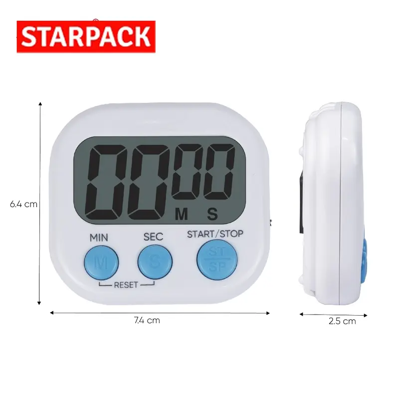 TAFFWARE Digital Kitchen Timer Masak Dapur Digital Alarm LED DIGITAL S 1