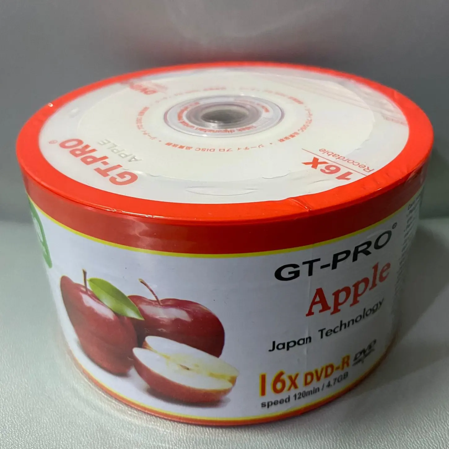 DVD-R GT-PRO Cranberry 4.7GB 16X DVD Kosong DVDR Spindle Isi 50 Bulk
