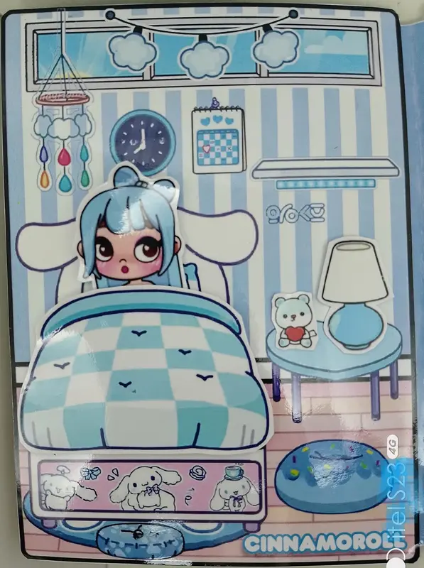 Avatar World Paper Doll House Sanrio Busy Book Kuromi Cinnamoroll Hello Kitty Mainan Edukasi Anak DIY Quiet Book 2