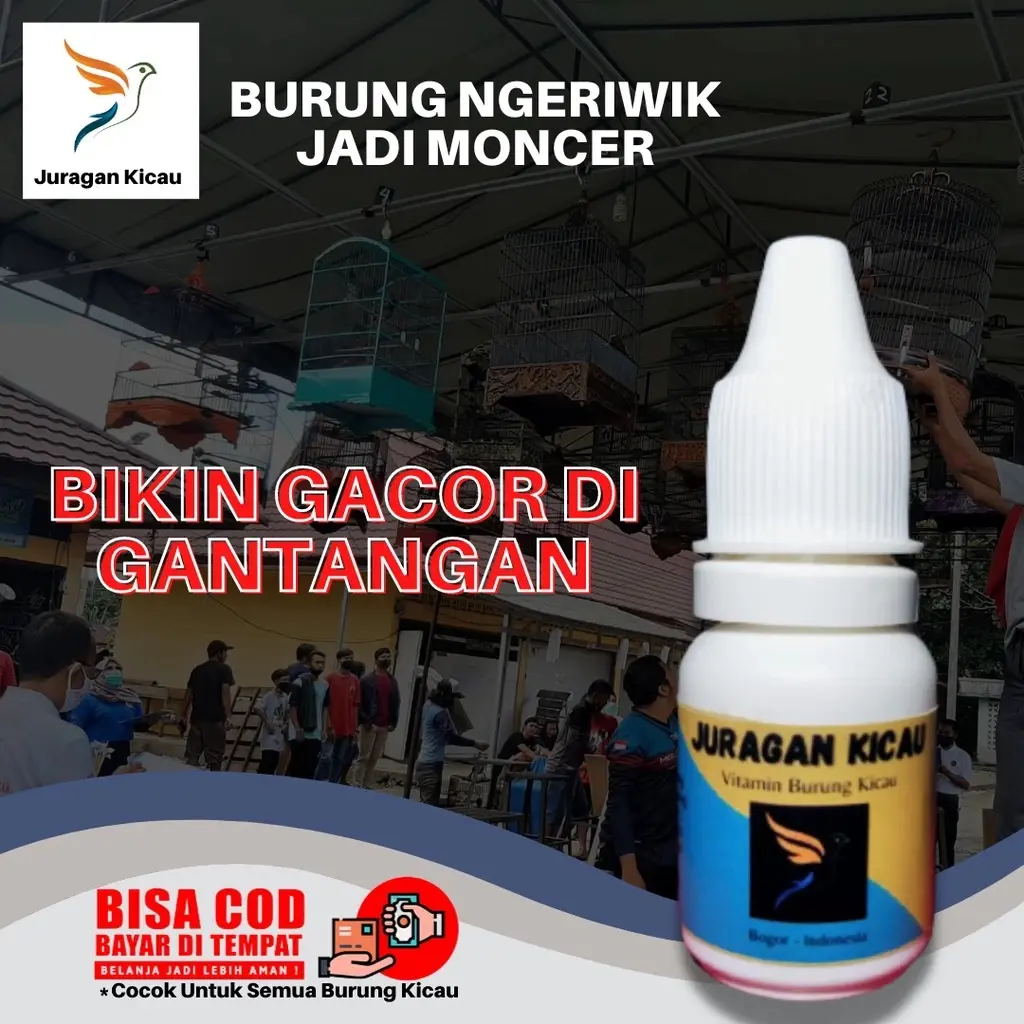 JURAGAN KICAU | Doping Obat Vitamin Burung Gacor Lomba Ngekek Panjang