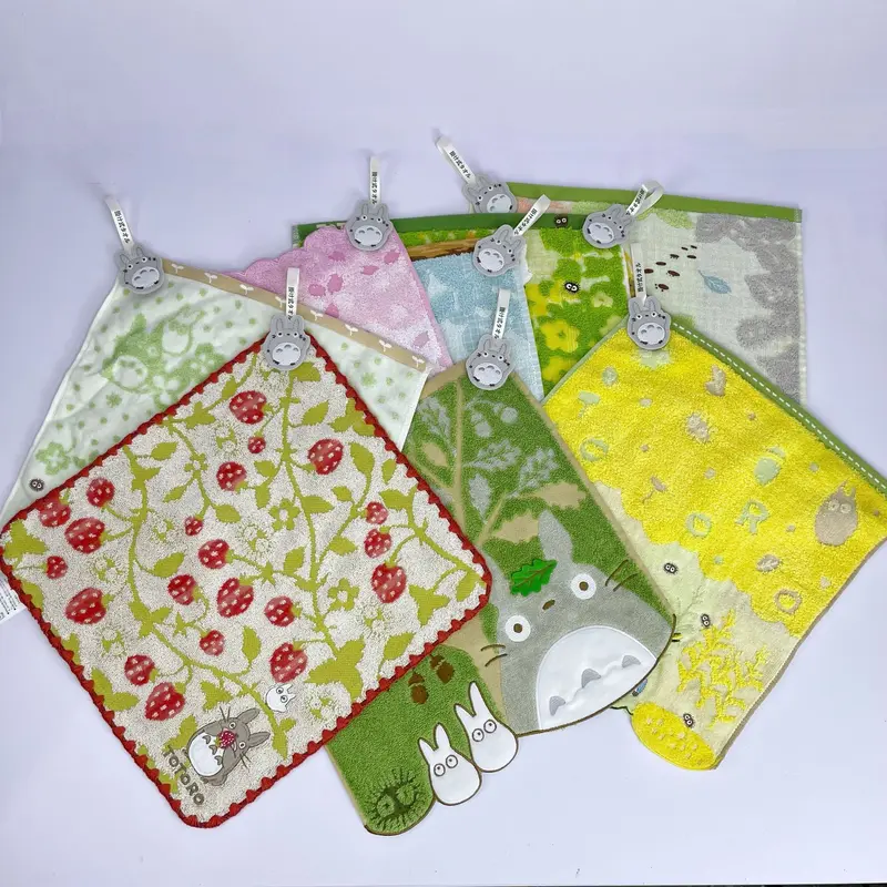 Sapu tangan Handuk Kecil Handkerchief Hand Towel Totoro Jiji Kiki Delivery Services 0