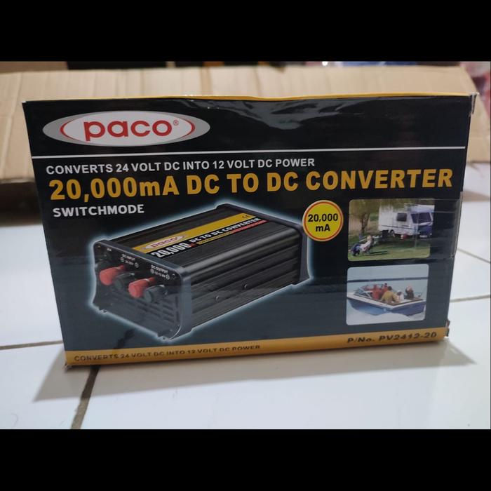 Jual PACO HEAVY DUTY CONVERTER DC TO DC 24 to 12 VDC 20 AMPERE - Kab ...