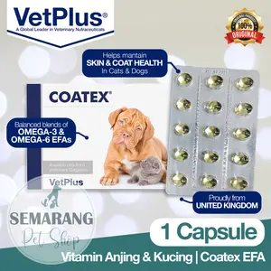 COATEX EFA Capsule by VetPlus Vitamin Bulu & Kulit Anjing Kucing