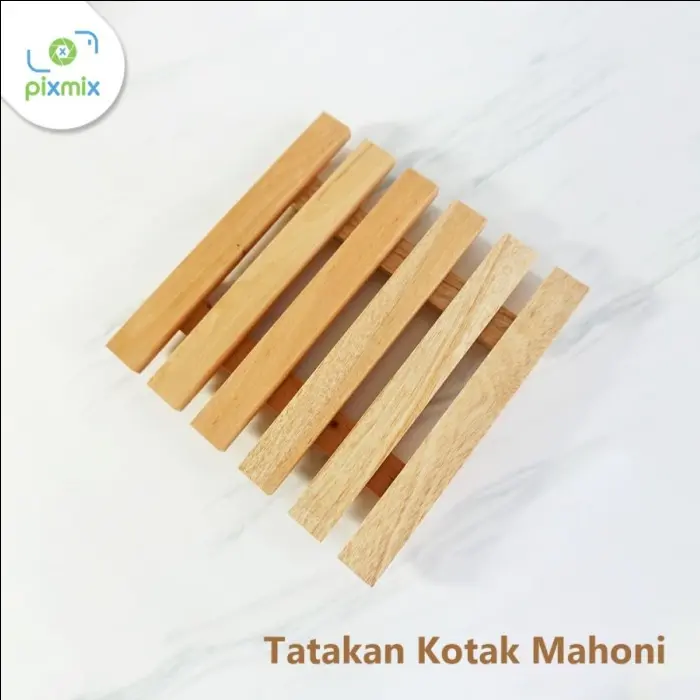 Properti Foto Produk - Tatakan Kotak Mahoni 0
