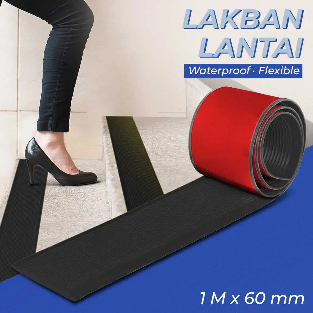 Lakban Lantai Tangga Anti Slip Tape Waterproof Flexible - WD1