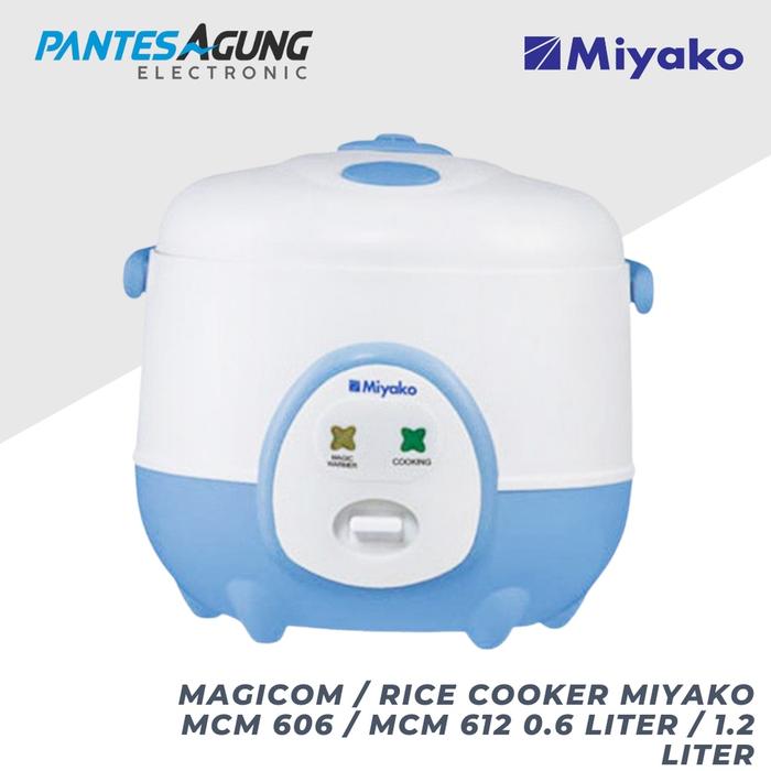 Gambar MAGICOM / RICE COOKER MIYAKO MCM 606 A / MCM606A 0.6L dari pantes agung Kota Bandung Tokopedia