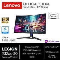 Gambar Monitor Gaming Lenovo Legion R32qc-30 VA 180Hz 0.5ms 2K QHD 99%sRGB dari lenovo authorized tangerang Kota Tangerang 1 Tokopedia
