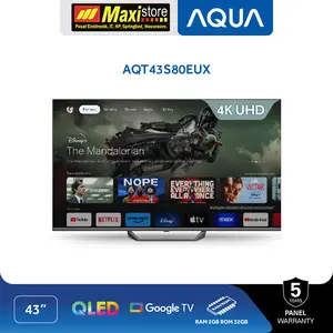 AQUA AQT43S80EUX LED 43" 4K UHD HDR QLED Google Smart TV