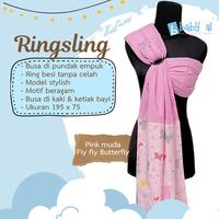 Gambar Gendongan Ring Sling - Gendongan Kain panjang - Pink Motif - MR.SUN PINK dari Aurel Babyshop Kota Tangerang Selatan 5 Tokopedia