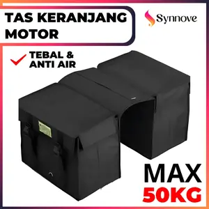 Tas Kurir Motor Tebal Anti Air Tas Obrok Motor Tas Samping Motor Belakang Side Bag Motor Tas Bronjong