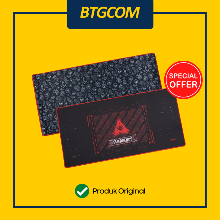 Gambar MOUSEPAD GAMING GAMEN GP-XXL 40X80CM BAHAN KAIN FABRIC EMERGENCY/HIPPIE MOUSE PAD ANTI SLIP EXTRA LARGE LEBAR dari btgcom Kota Denpasar Tokopedia