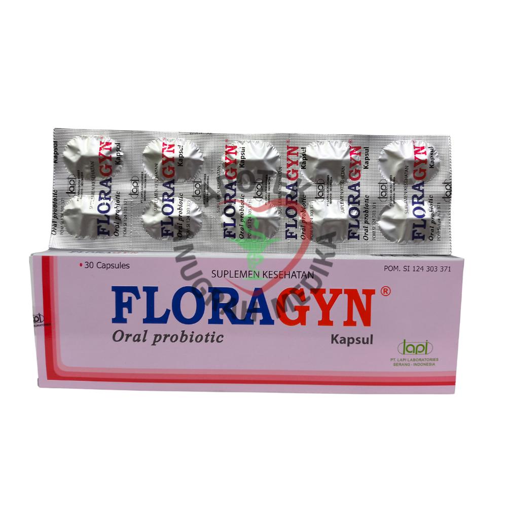 FLORAGYN STRIP TAB - Prebiotik Obat Keputihan ISK Infeksi Kewanitaan Kandidiasis