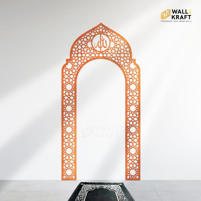 Hiasan Dinding Mihrab Mushola 12 | Mihrab Estetik Bahan Cutting Plywood - Model MR 012 1