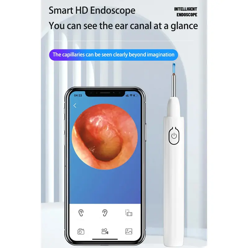 TaffOmicron Kamera Endoskopi Pembersih Telinga Endoscope Wireless Cam - RL-500 4