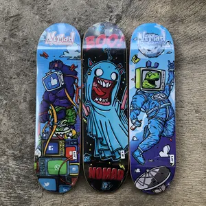 NOMAD SKATEBOARD Deck MONSTER SERIES 8.25
