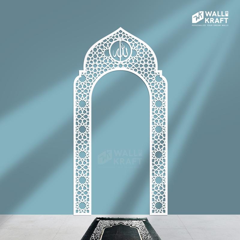 Hiasan Dinding Mihrab Mushola 12 | Mihrab Estetik Bahan Cutting Plywood - Model MR 012 3