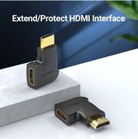 Gambar Vention Vertical Flat Adapter HDMI 90 Degree Male To Female - AIP - 1 Pack dari Vention By Andalan Kota Administrasi Jakarta Utara 2 Tokopedia