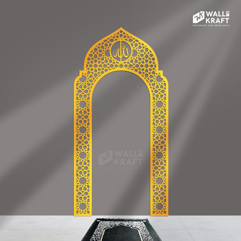 Hiasan Dinding Mihrab Mushola 12 | Mihrab Estetik Bahan Cutting Plywood - Model MR 012 2
