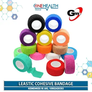Onehealth Cohesive Tape 2,5cm x 4.5m Finger Tape Wirst Tape Perban Elastis Self Ahesive
