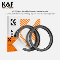 Gambar KNF Concept Step Up Ring Aluminum 49-55MM dari K&F Concept Authorized Dealer Kota Administrasi Jakarta Barat 1 Tokopedia