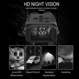 Binocular Night Vision Infrared Binocular HD Photo Video Record Teropong Siang Malam Mini Portable Camping Berburu Hunting Marine dll Alat