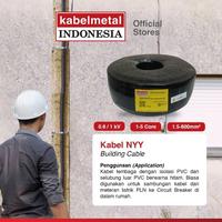 Gambar Kabel NYY 2x6 mm Per Meter kabelmetal INDONESIA - Tufur Outdoor Kawat Tembaga Tunggal PVC Hitam Listrik KMI SNI dari Kabelmetal Indonesia Kota Administrasi Jakarta Timur 2 Tokopedia