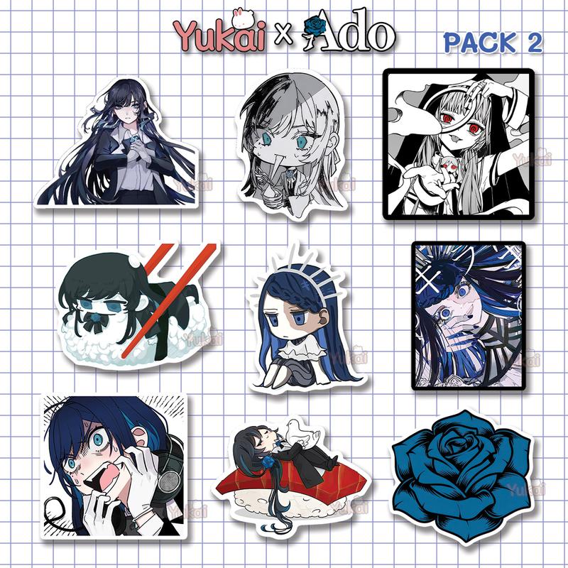 Stiker Pack Ado Premium, Sticker Anime Waterproof 5