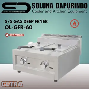 GETRA S/S Gas Deep Fryer OL-GFR-60 / OLGFR60