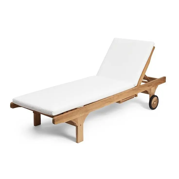 Kursi Santai Lounger Chair Lounger Outdoot Sun Bed Jati