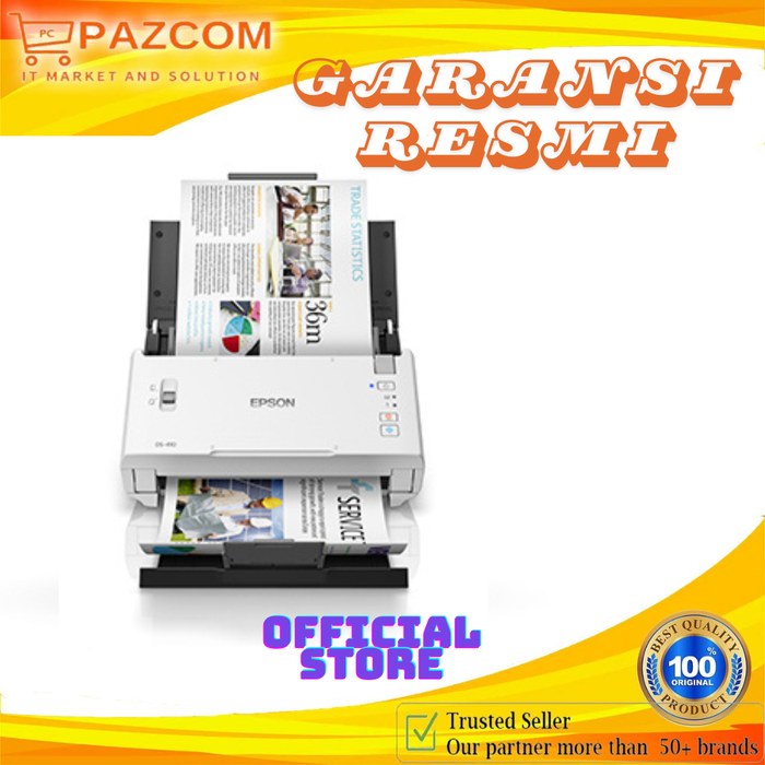 Gambar Scanner Epson WorkForce DS-410 Duplex Document Garansi Resmi dari Pazcom Kota Administrasi Jakarta Pusat Tokopedia