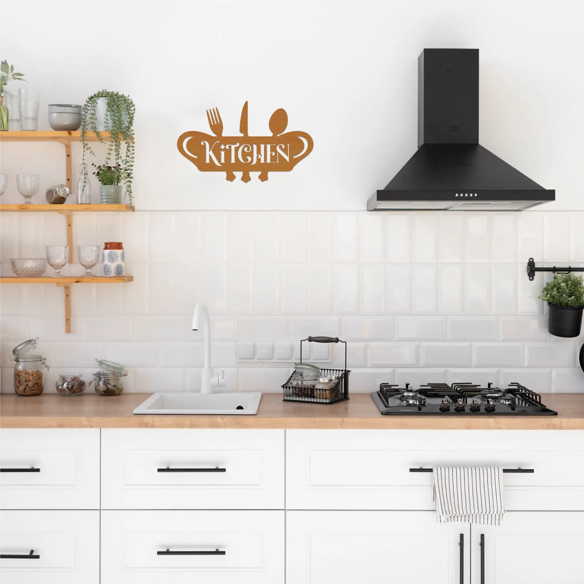 Hiasan dinding KITCHEN plywood timbul ,Dapur cantik