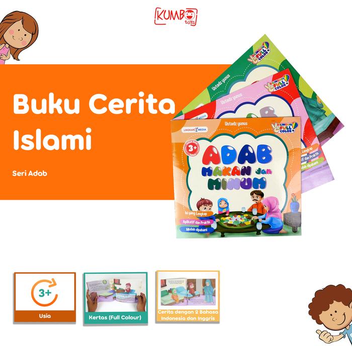 Promo Buku Cerita Anak Bergambar Islami Seri Adab Full Color Bilingual ...