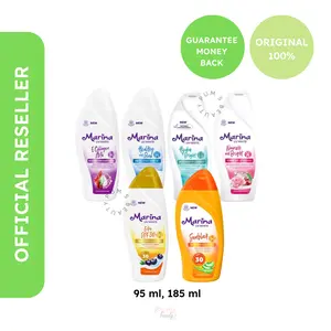 Marina Hand & Body Lotion UV White Asta Collagen Nourish & Bright Healthy & Glow Hydra Bright Sunblock Extra SPF 30 Mencerahkan Kulit dengan 3X Active White dan Triple UV Protection - Vitamin