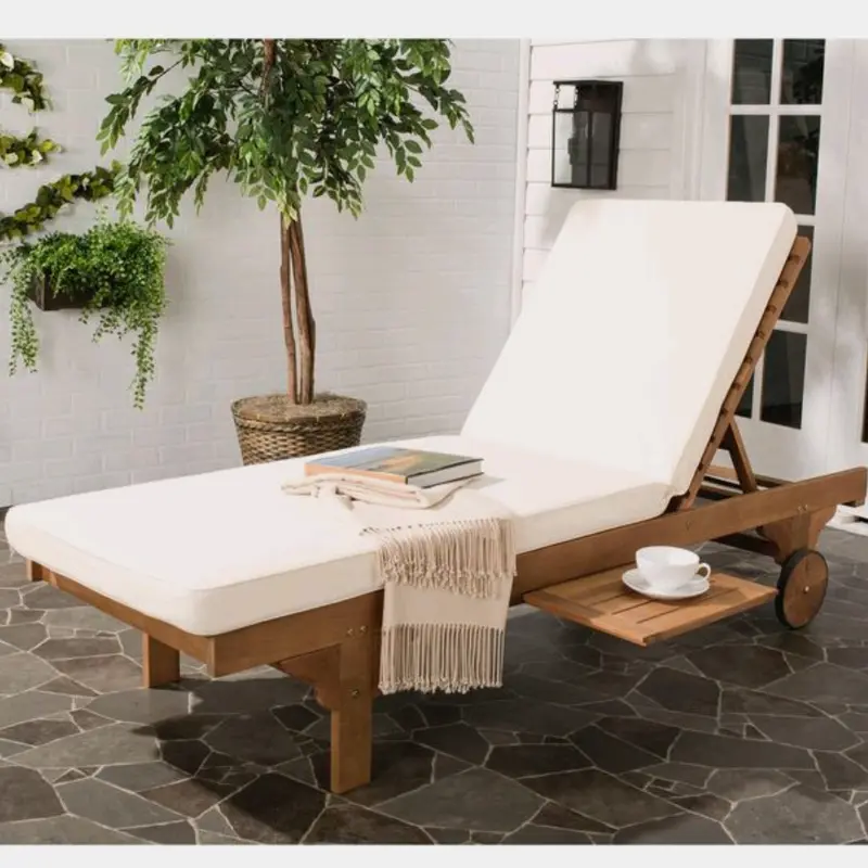 Kursi Santai Lounger Chair Lounger Outdoot Sun Bed Jati 1