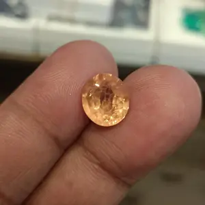 Batu Permata Yellow Sapphire Chatam lolos Penguji Berlian Diamond Selector