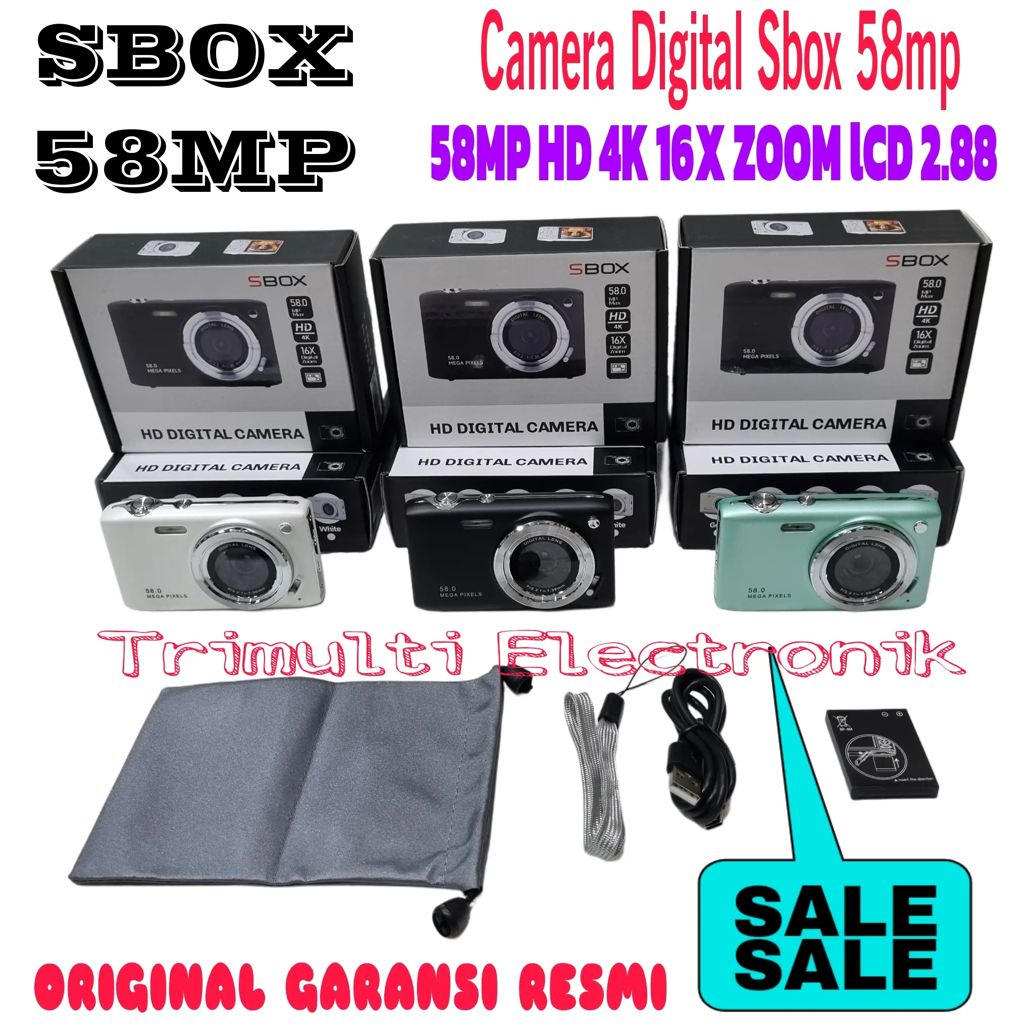 Sbox D11 Camera Digital Sbox D11 4K New