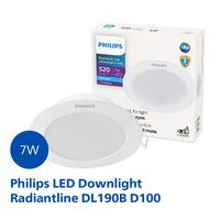 Gambar [PROMO] Lampu Philips Radiantline Downlight DL190B  D100 7W 65K Putih dari Philips Lighting Indonesia Kota Administrasi Jakarta Utara 2 Tokopedia