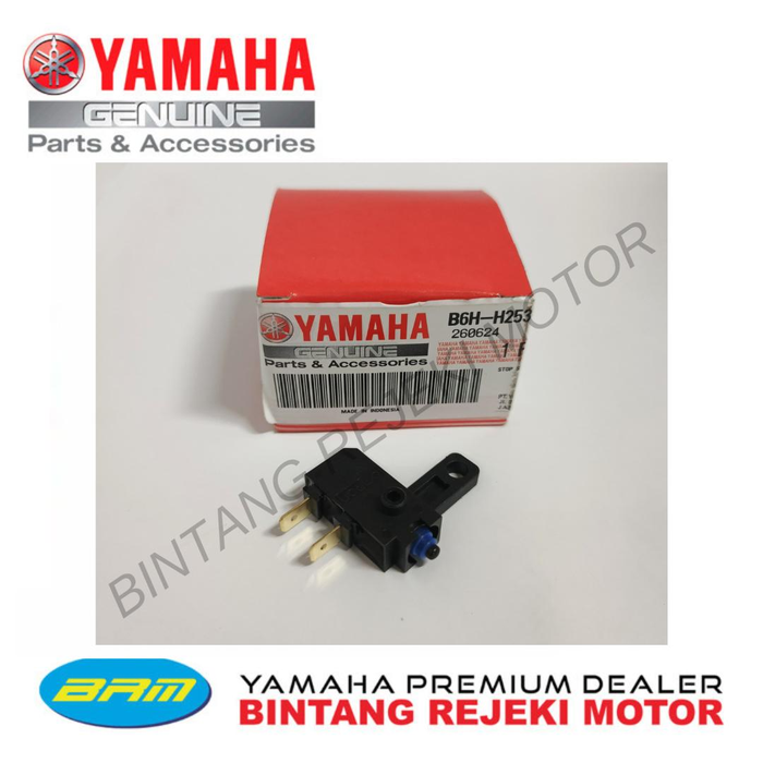 Gambar STOP SWITCH ASSY, SWIT REM BELAKANG KIRI XMAX NEW, ALL NEW NMAX B6H-H2530-00 dari Yamaha Bintang Rejeki Motor Kab. Bandung Tokopedia