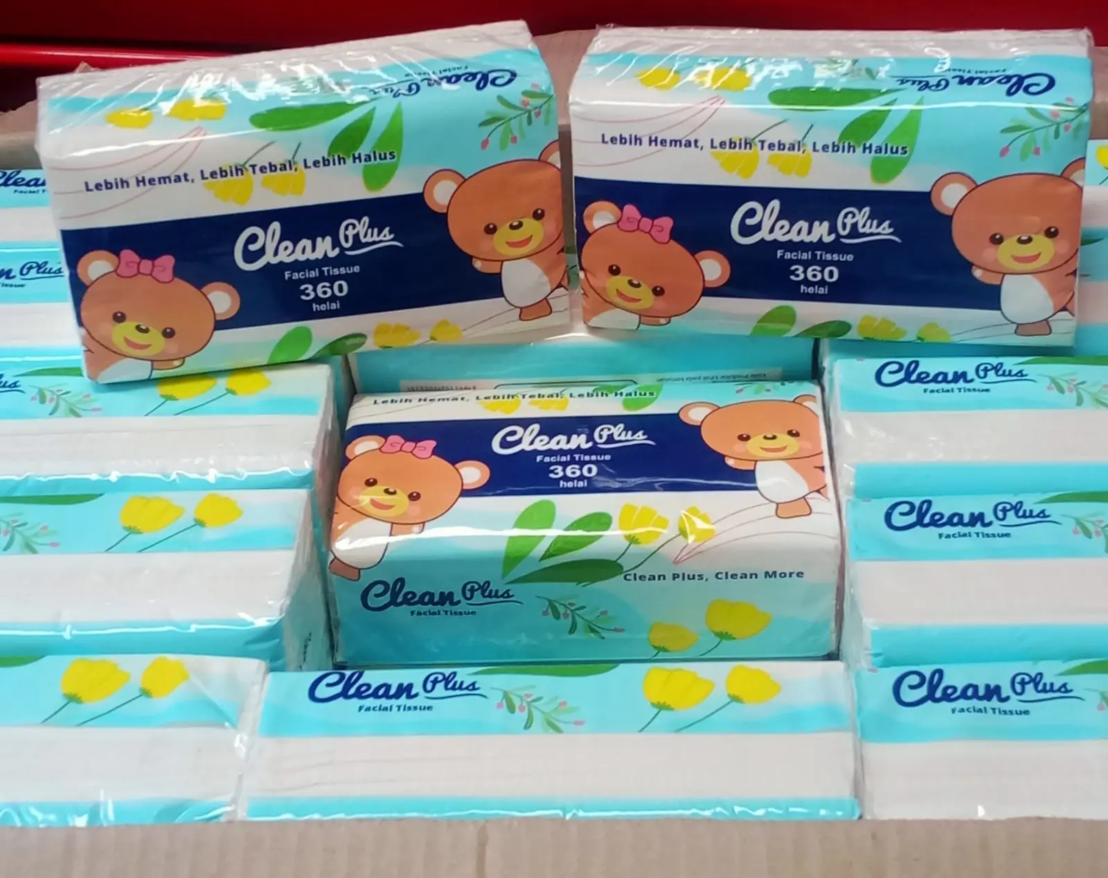 TISSU CLEAN / TISSU WAJAH PLUS 180 SHEETS 2 PLY