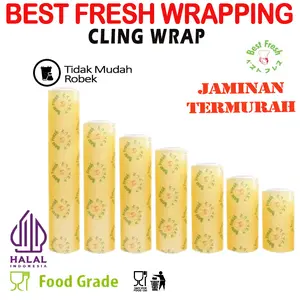 BEST FRESH WRAPPING FILM | BEST FRESH CLING WRAP | Wrapping Film Rol 500 meter / Wrapping makanan / Wrapping Best Fresh / Wrap Makanan Tebal Steril Food Grade 500meter