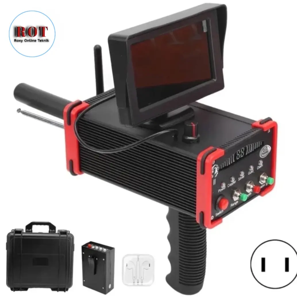 Pendeteksi Logam Bawah Tanah Remote Black Hawk Kedalam 20 Meter