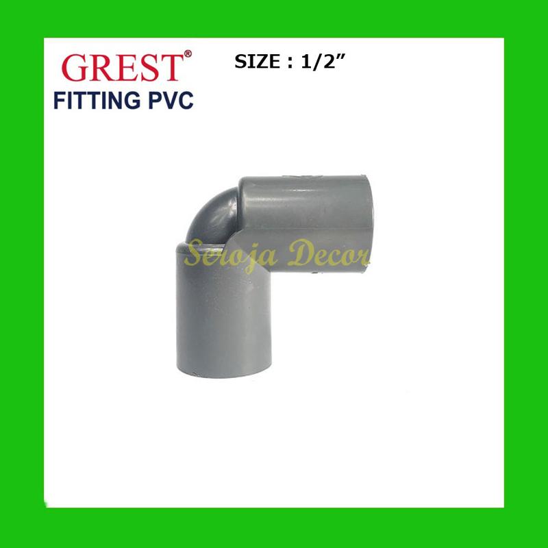 Grest Elbow Fitting PVC AW 1/2