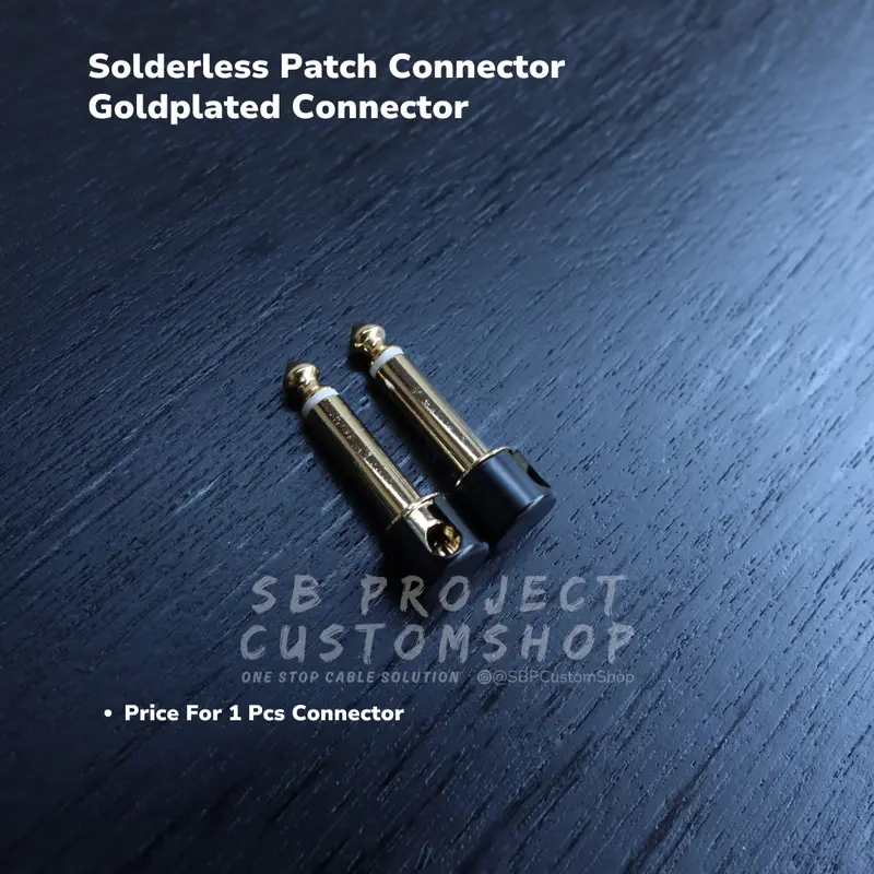 Solderless Patch Cable Goldplated Connector by SBPCustomShop 1