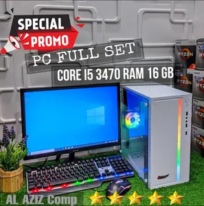 pc rakitan i5 3470 |ram 4gb |hdd 500gb | monitor 19-inci hdmi | wifi