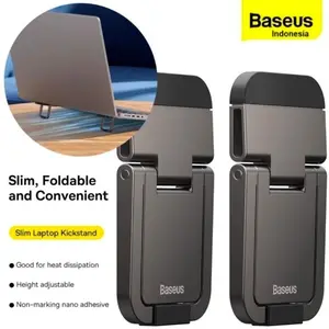 BISA INSTANT BASEUS Kickstand Slim Stand Laptop standing 1set isi 2pcs dudukan