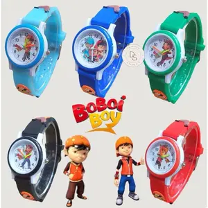 (Terima Cod)Jam Tangan Anak" Timbul BoBoiboy Strap Rubber
