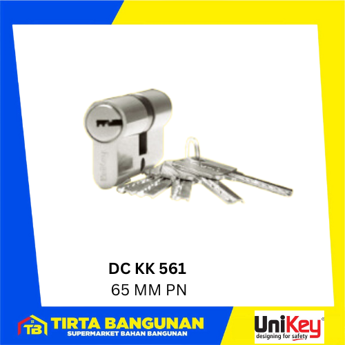 Gambar UNIKEY DC KK 561 65 MM DOUBLE CYLINDER KOMPUTER KEY dari Tirta Bangunan Kota Depok Tokopedia