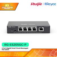 Gambar SWITCH POE RUIJIE/REYEE RG ES205GC-P 5-Port Gigabit Smart Cloud Managed PoE Switch dari Techno Computer Bali Kota Denpasar 1 Tokopedia