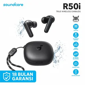 ANKER SOUNDCORE R50I TWS STICK EARPHONE WIRELESS BLUETOOTH 5.3 A3949 BLACK